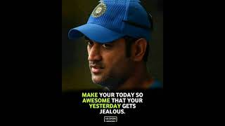 Inspirational quotes by MS Dhoni
