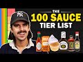 The 100 Sauce Tier List