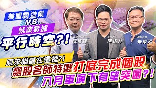 【投資最給力EP.327】美國製造業VS.就業數據 平行時空?!原來貓膩在這裡?!飆股名師特選打底完成個股 八月軍演下有望突圍?!｜阮慕驊 朱家泓 2022/08/08