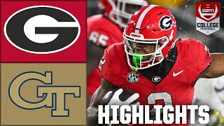 Georgia Bulldogs vs. Georgia Tech Yellow Jackets |  Game Highlights