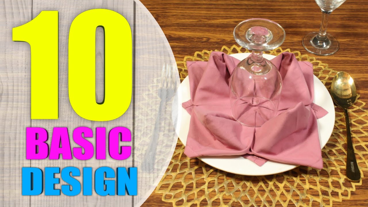 10 Best Napkin Folding Tutorial Youtube