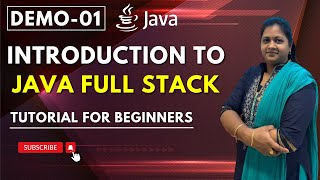 Java Full Stack Demo 01 | Introduction to Java Full Stack | Full Stack Tutorial | Harsha Trainings