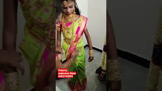 puberty makeover Done by Dhanya's bridal makeover / unga veettu ponnu #shorts #reels #youtubeshorts