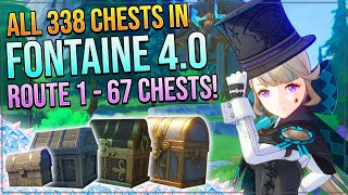 Genshin Impact 4.0 Complete Chest Guide! 338 Chests! Beryl Region! | ROUTE 1 - 67 CHESTS