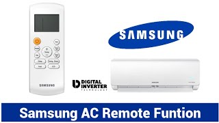 How to operate Samsung AC remote || Samsung AC remote function || Samsung AC remote Penta series