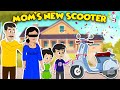 Mom's New Scooter | Animated Stories | English Cartoon | Moral Stories | PunToon Kids