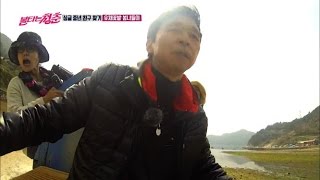 김국진, 경운기 몰 줄 아는 연예인 나와봐! @불타는 청춘 20150410