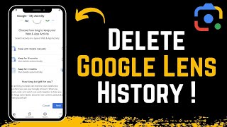 How To Delete Google Lens History !