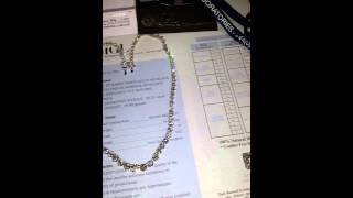 IGL LABORATORIES CERTIFICATE CHECKING 26 NECKLACE