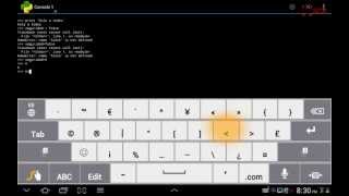 video probando QPython en tableta android