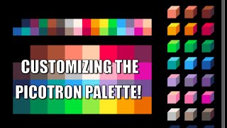 Picotron: Customizing the Palette and using Unlimited Colors (tutorial)