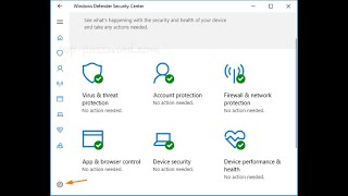How to turn Off | Turn On "Virus & Threat Protection"  in Windows 10