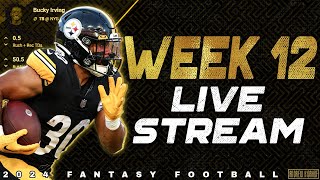 Week 12 Live Stream Q&A - 2024 Fantasy Football