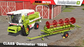 FS25 | CLAAS Dominator 108SL - Farming Simulator 25 Mods Review 2K60