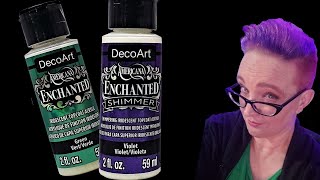 DecoArt Enchanted Iridescent Acrylic Top Coat | Testing Tuesdays Acrylic Pouring, LIVE!