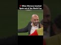 when morocco knocked spain out of the world cup