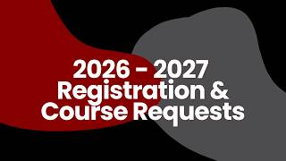 2026 - 2027 BRHS Course Registration