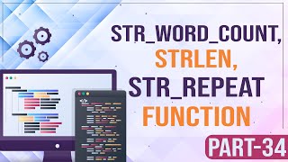 PHP Tutorial - str_word_count, strlen, str_repeat function