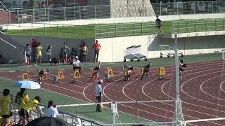 2023.07.22 第2回岡山県記録会 男子100ｍ 予選47組