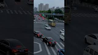 Time lapse photography of traffic flow车流延时摄影尾