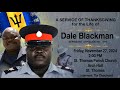 A Service of Celebration for the Life of Dale Blackman