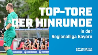 Die TOP-5-TORE der Hinrunde in der Regionalliga Bayern!