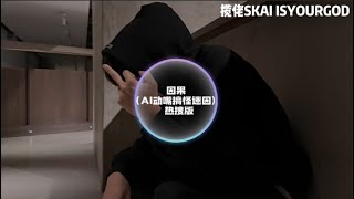 攬佬SKAI ISYOURGOD - 因果（抖音ai图片动嘴迷因 热搜版）『老天保佑金山銀山前路有，老天教唆別管江湖龍虎鬥，老天叮囑這輩子我善不丟，老天就怕三十六雷總打秋。』【動態歌词】