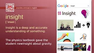 Insight : C1 level english vocabulary lesson, www.LipLix.com