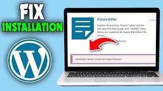 FIX WordPress Plugin Installation Failed: Could Not Create Directory