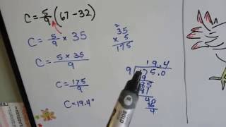 Grade 6 Math #6.2a, Convert Celsius and Fahrenheit temperatures