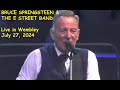 Bruce Springsteen & The E Street Band, Wembley July 27, 2024