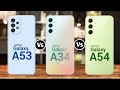 Samsung Galaxy A53 Vs Samsung Galaxy A34 Vs Samsung Galaxy A54 @theprtech