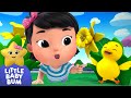 6 Little Ducks Counting ⭐ Mia's Learning Time! Little Baby Bum - Nursery Rhymes for Babies | LBB