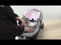 uppababy aria infant car seat – carrier fabric removal attachment