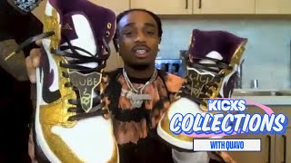 QUAVO UNVEILS HIS CURRENT SNEAKER ROTATION, EXCLUSIVE GIFT FROM NIKE | COLLECTIONS