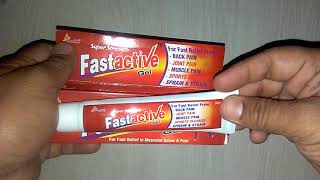 Fast active Gel review Super Strength Fast active Gel uses \u0026 benefits