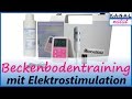 Rückbildung: Beckenboden Training mit Elektrostimulation - Gebärmuttersenkung, Inkontinenz