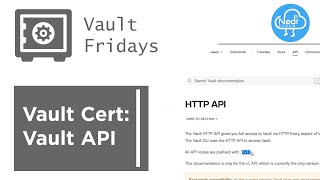 Vault Certification: Vault API