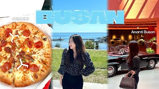 VLOG | 올해 마지막 여름 부산 여행🏖️ | 카모아로 아난티 앳 부산 빌라쥬 | 나도 드디어 이재모피자🍕 | 호캉스 | 광안리에서 회 | 요트투어🛥️ | 브런치 조식🥐 |