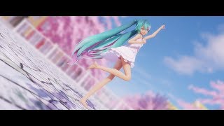 「Ray-MMD」Pure色100萬＄☆  (Hatsune Miku/初音ミク)