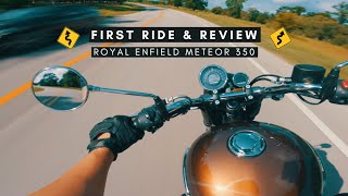 2021 Royal Enfield Meteor 350 | First Ride and Initial Review | POV Full Exhaust (4K)