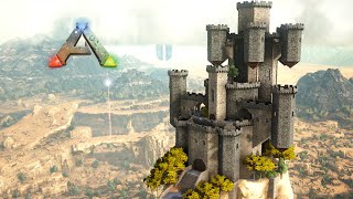 Building A Castle Part 3 Staircases In Octagonal Towers Ark Survival Evolved Base Design