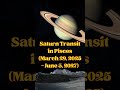 Saturn Transit 2025 Date - When is Saturn Transit 2025 to 2027 Date - Saturn Transit in Pisces 2025