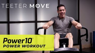 10 Min Power Workout | Power10 Elliptical Rower | Teeter Move