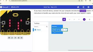 Name Tag Project at Makecode