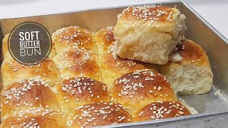 HOW TO MAKE PERFECT BUTTER SOFT BUN / RECIPE / ബട്ടർ സോഫ്റ്റ്‌ ബൻ