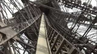 TOUR OF EIFFEL TOWER LIFTS/elevators - part 2 of 3