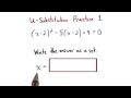 u Substitution Practice 1 - Visualizing Algebra