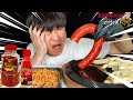 캡사이신은 넣지말걸🥵 신제품 매운 불꽃킬바사 먹방 😭 ASMR MUKBANG spicy food 辛い食べ物