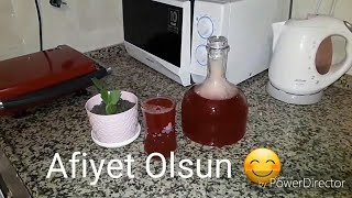 Erik hoşafı yapımı